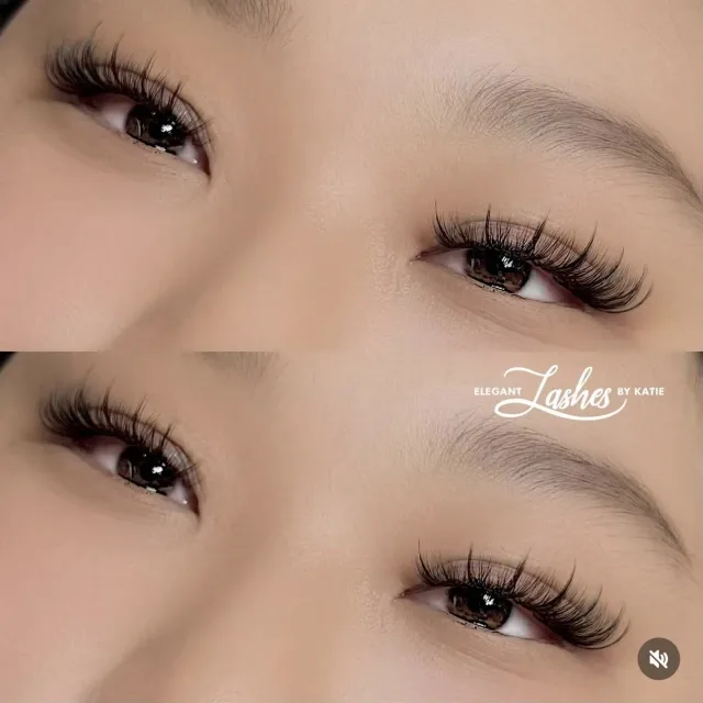 Anime style lash extensions Orange County - Dramatic Russian volume lashes OC professional application