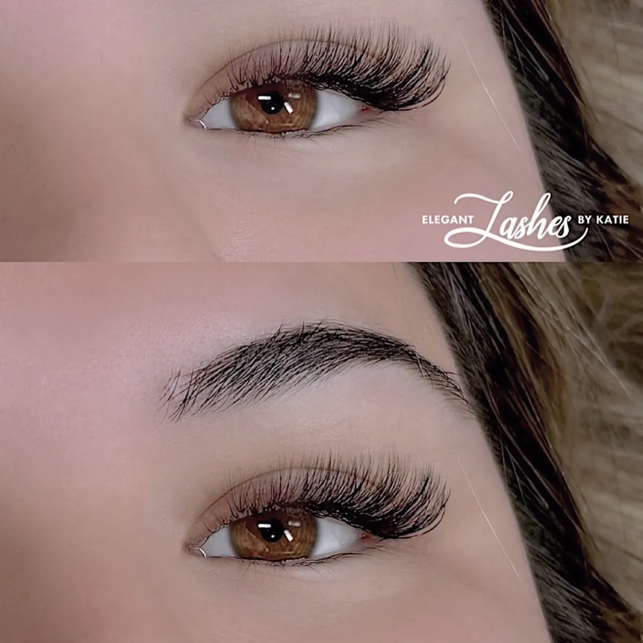 Classic volume lash extensions Orange County - Natural Russian volume lashes OC professional work