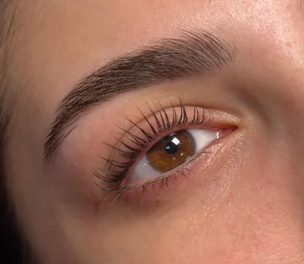 Professional lash lift Orange County - Natural lash enhancement curling service OC salon