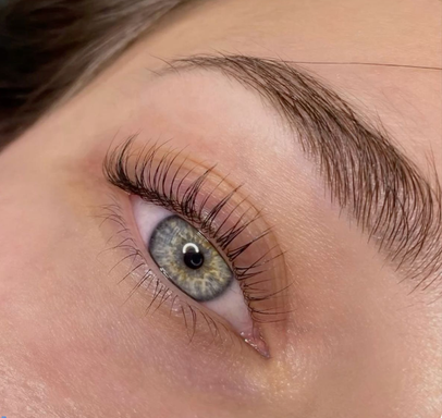 Professional lash lift and tint Orange County - Natural lash enhancement darkening service OC salon