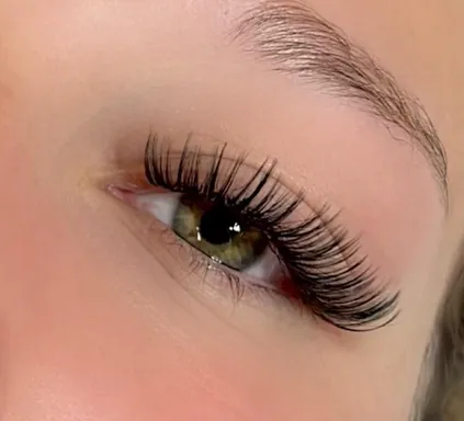 New client special natural wet lash extensions Orange County - Classic wet look lashes Irvine Tustin Costa Mesa Santa Ana OC