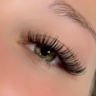 New client special natural wet lash extensions Orange County - Classic wet look lashes Irvine Tustin Costa Mesa Santa Ana OC