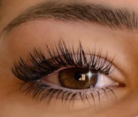 Designer top and bottom lash extensions Orange County - Complete eye enhancement premium service OC salon