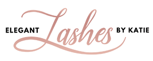 black-text-Elegant Lashes Pink and black Logo For Lash Extension Website